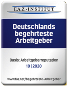 FAZ Logo Deutschlands begehrteste Arbeitgeber