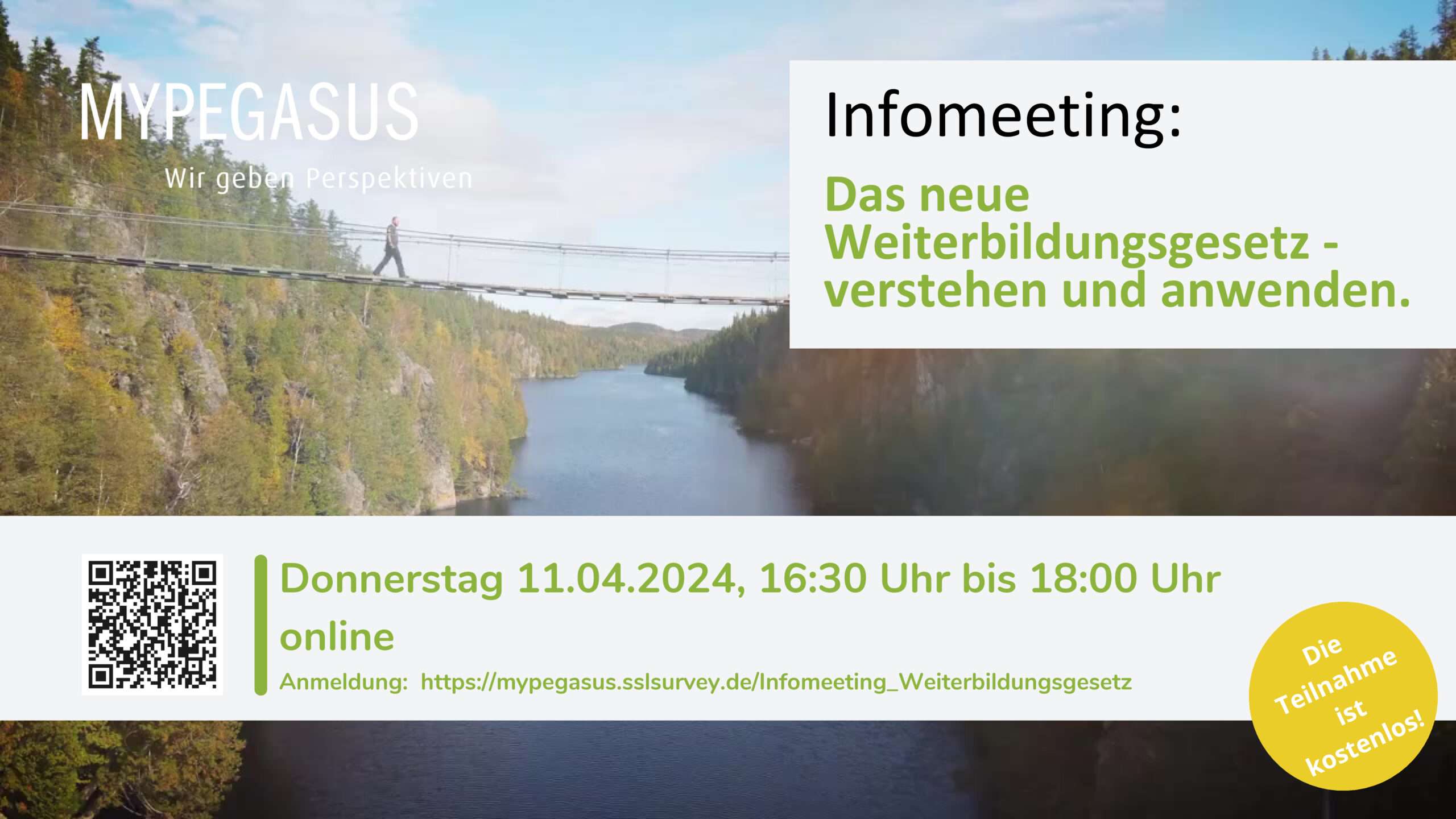 Infomeeting MYPEGASUS Weiterbildungsgesetz